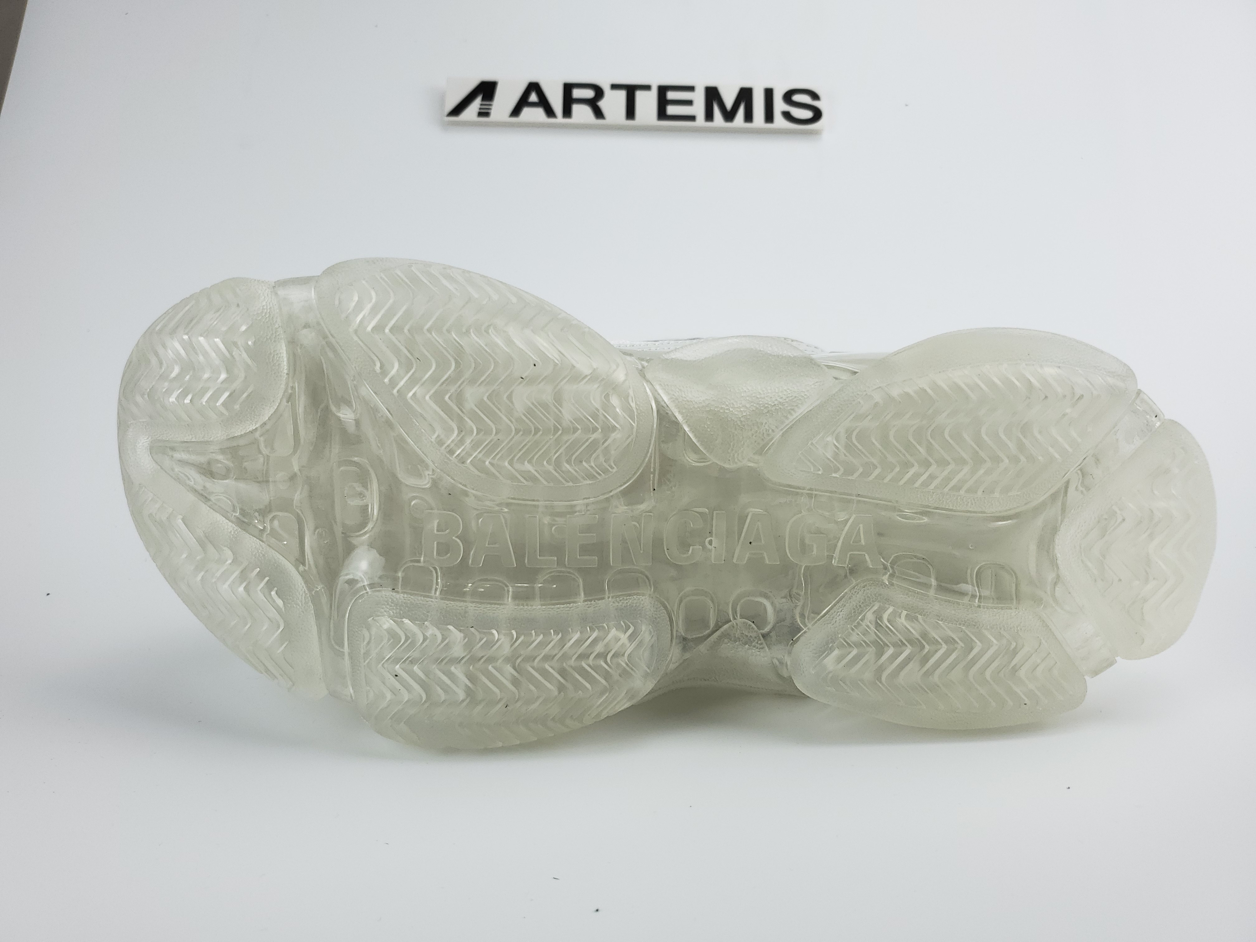 Balenciga Triple S Clear Sole White