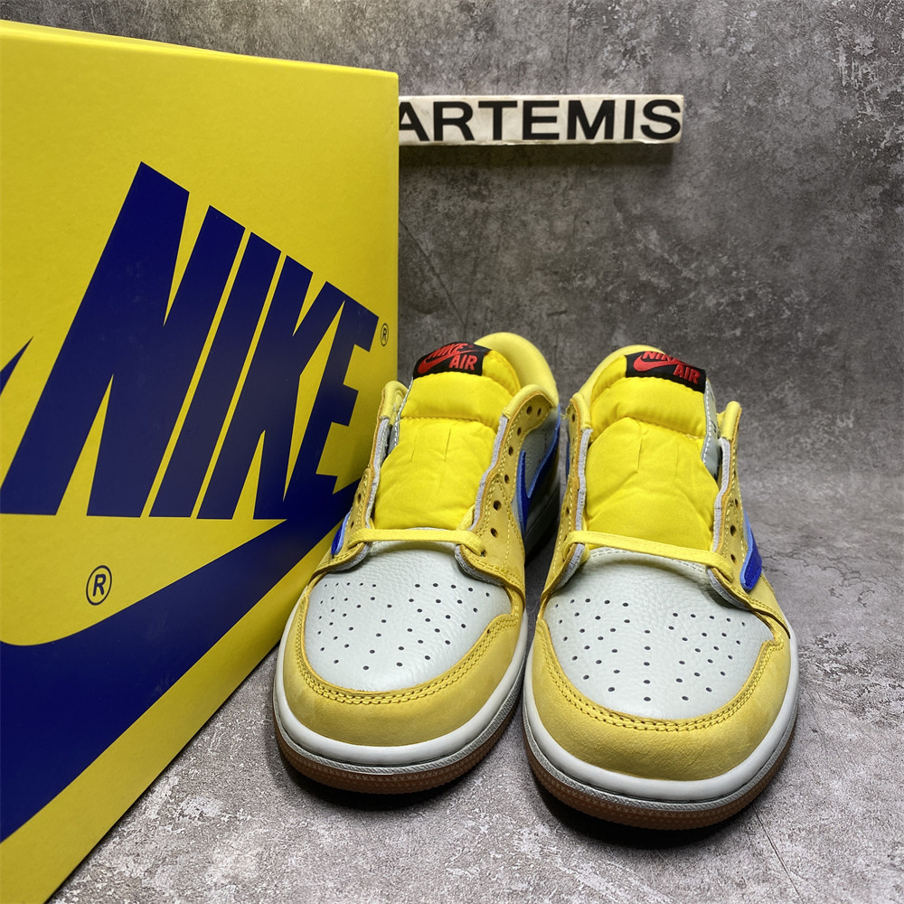 Travis Scott x Nike Air Jordan 1 Low OG Canary Yellow