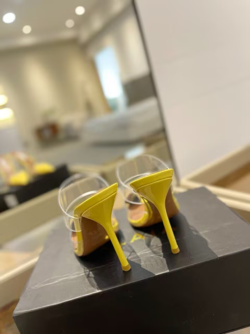 UA ALAÏA Le Coeur Mule Heart-Toe Slingback Pump 10.5cm Heel