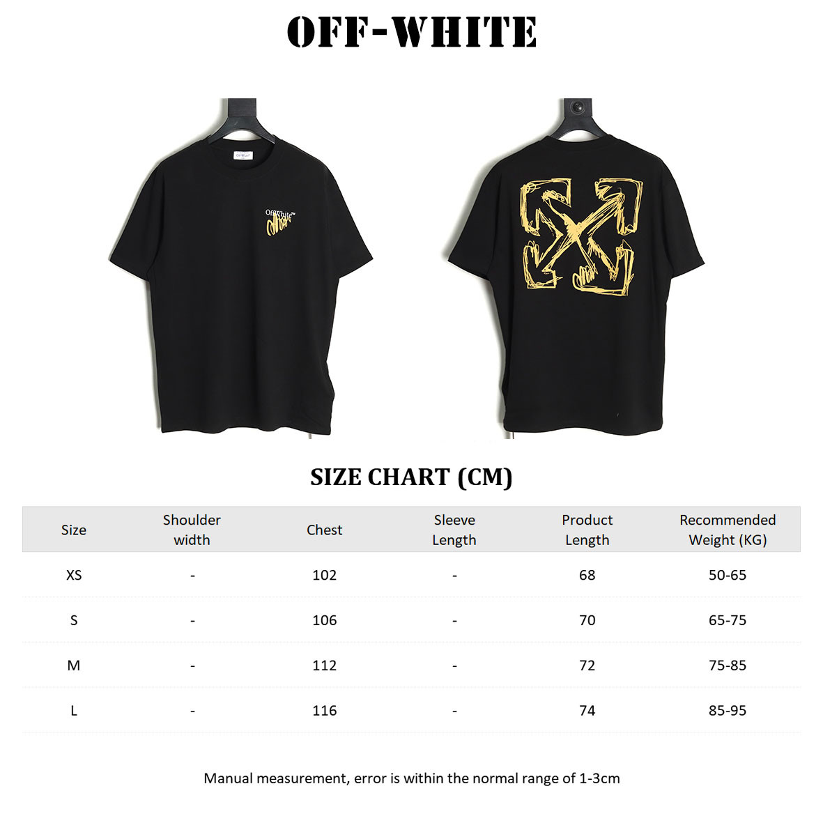 off white OW Short-sleeved T-shirt