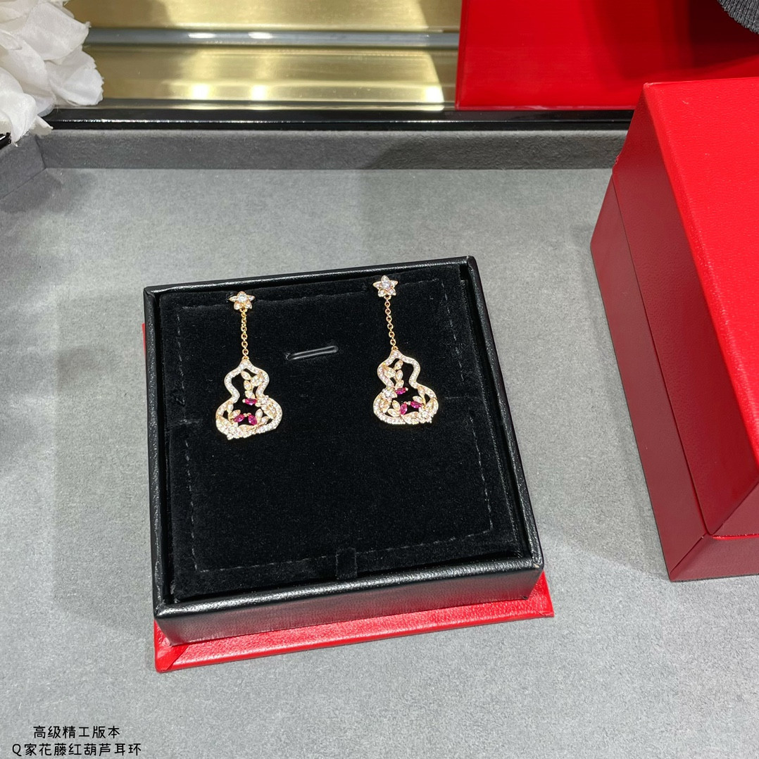 Qeelin Vine Gourd Earrings