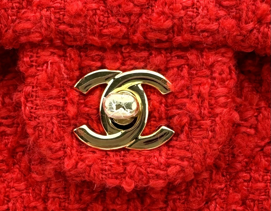 Ch*el mini classic 11.12 handbag 25 15.5 × 25.5 × 6.5 cm