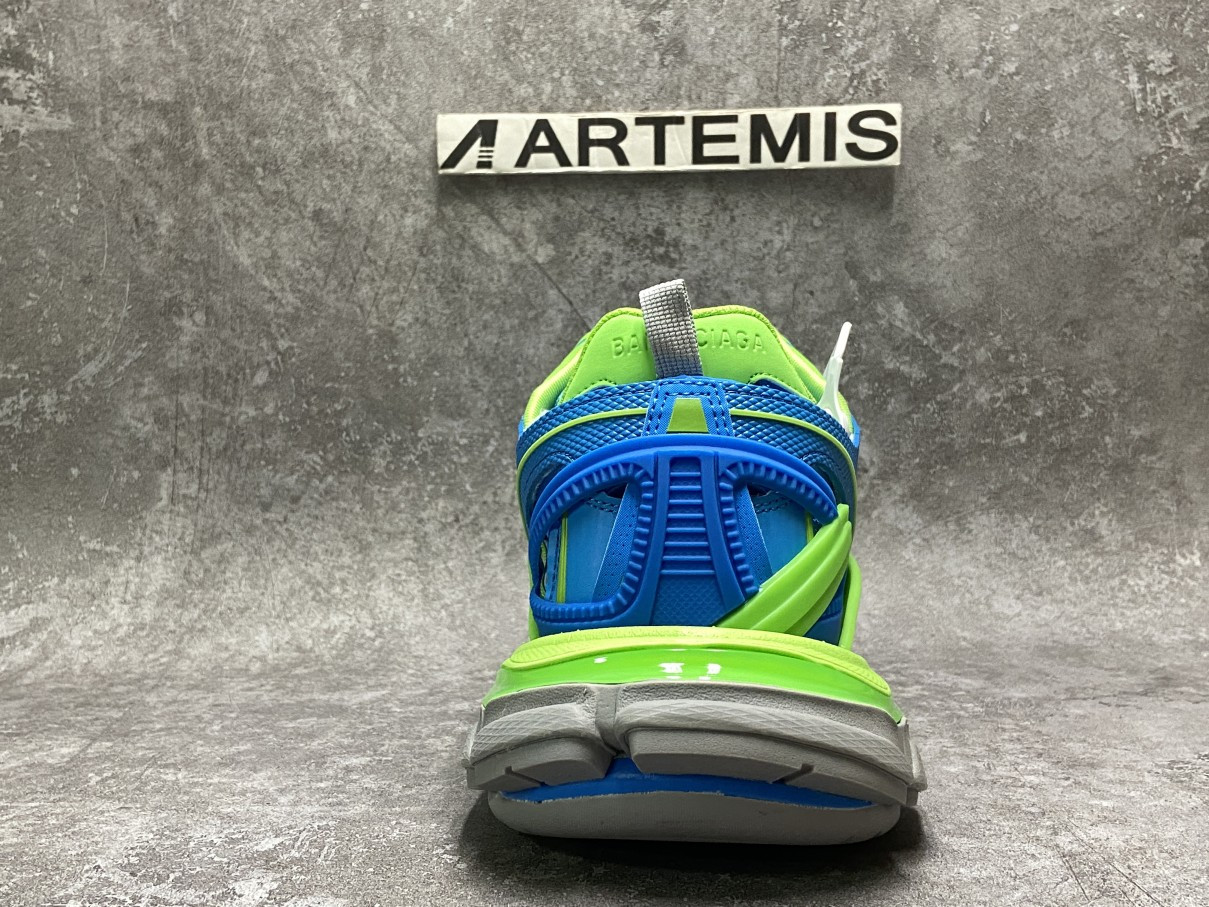 Balenciga Track Blue Green