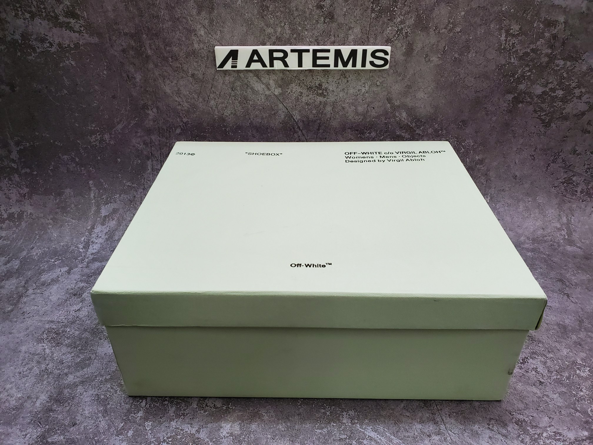 Off-White High Top White Blue