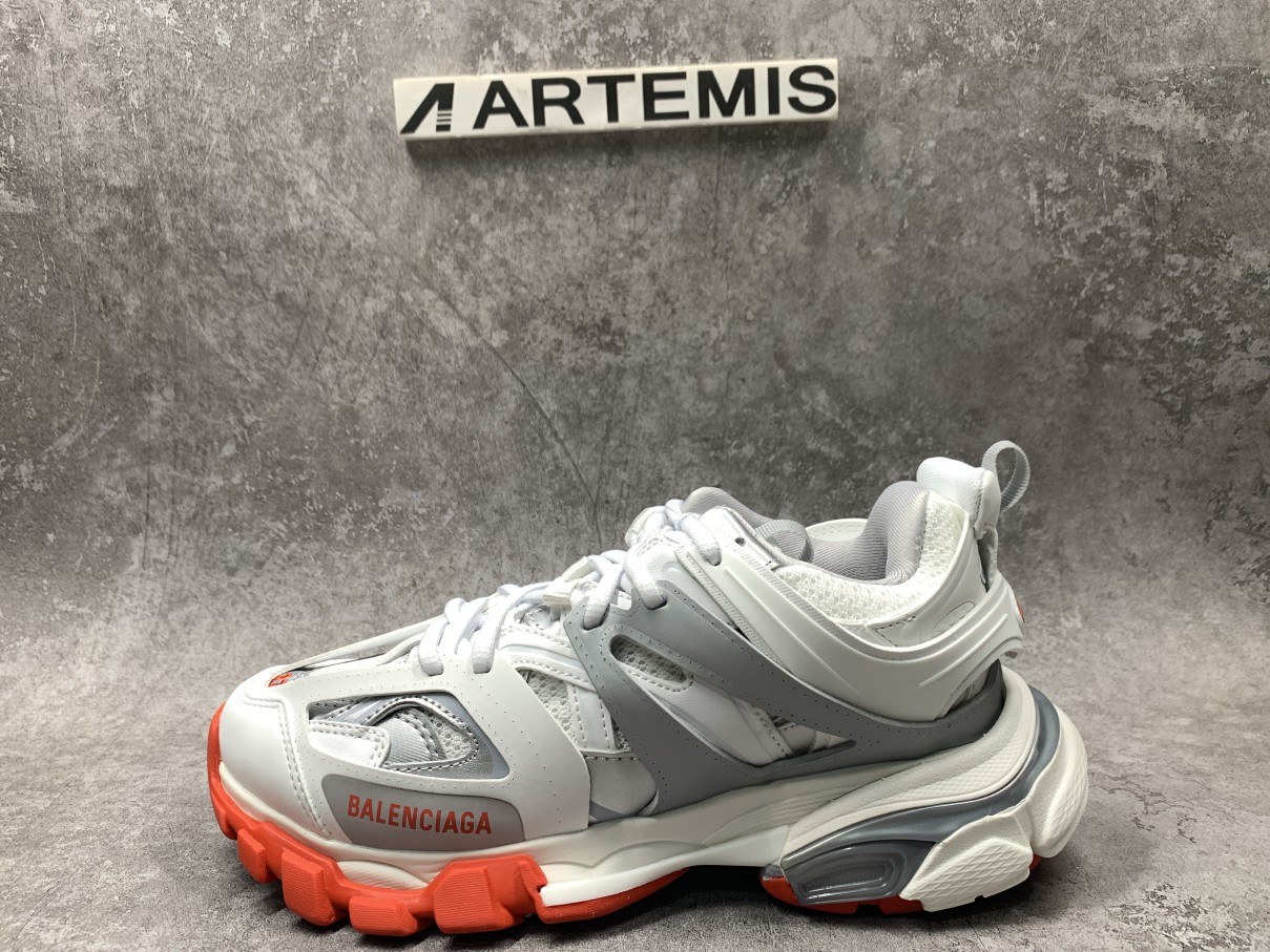 Balenciga Track Sneaker White Red