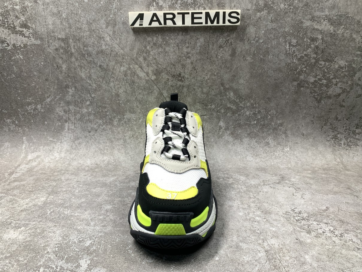Balenciga Triple S Black Yellow