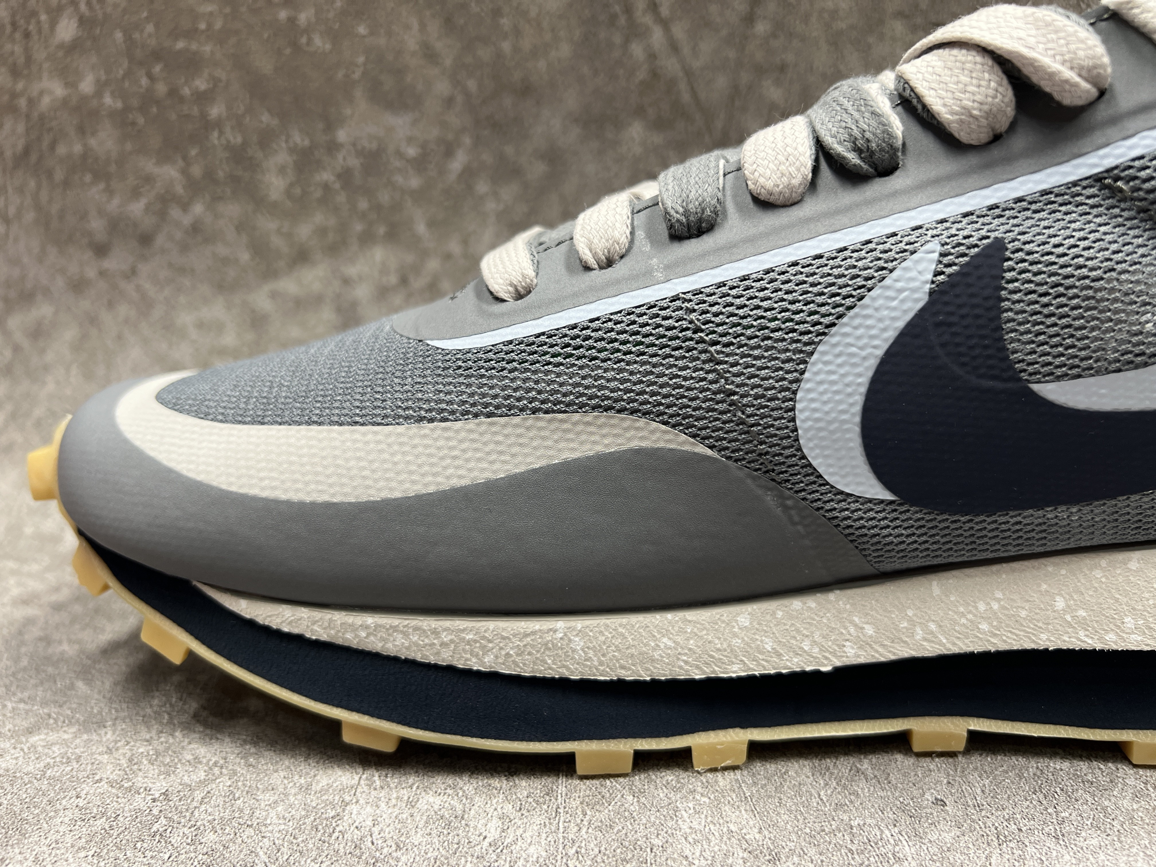 Nike LD Waffle Sacai CLOT Kiss of Death 2 Cool Grey