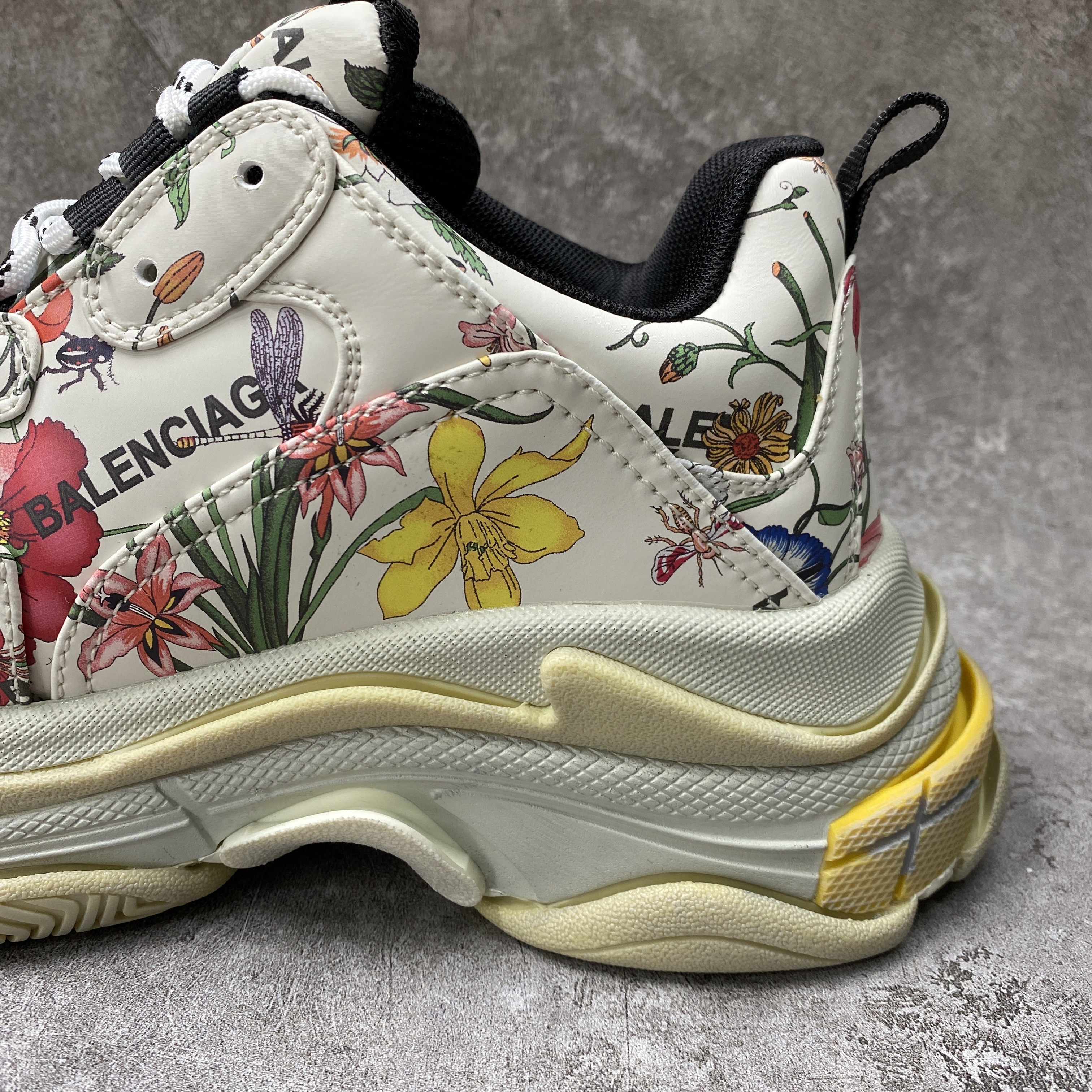 Balenciga X G The Hacker Project Triple S Flora Print