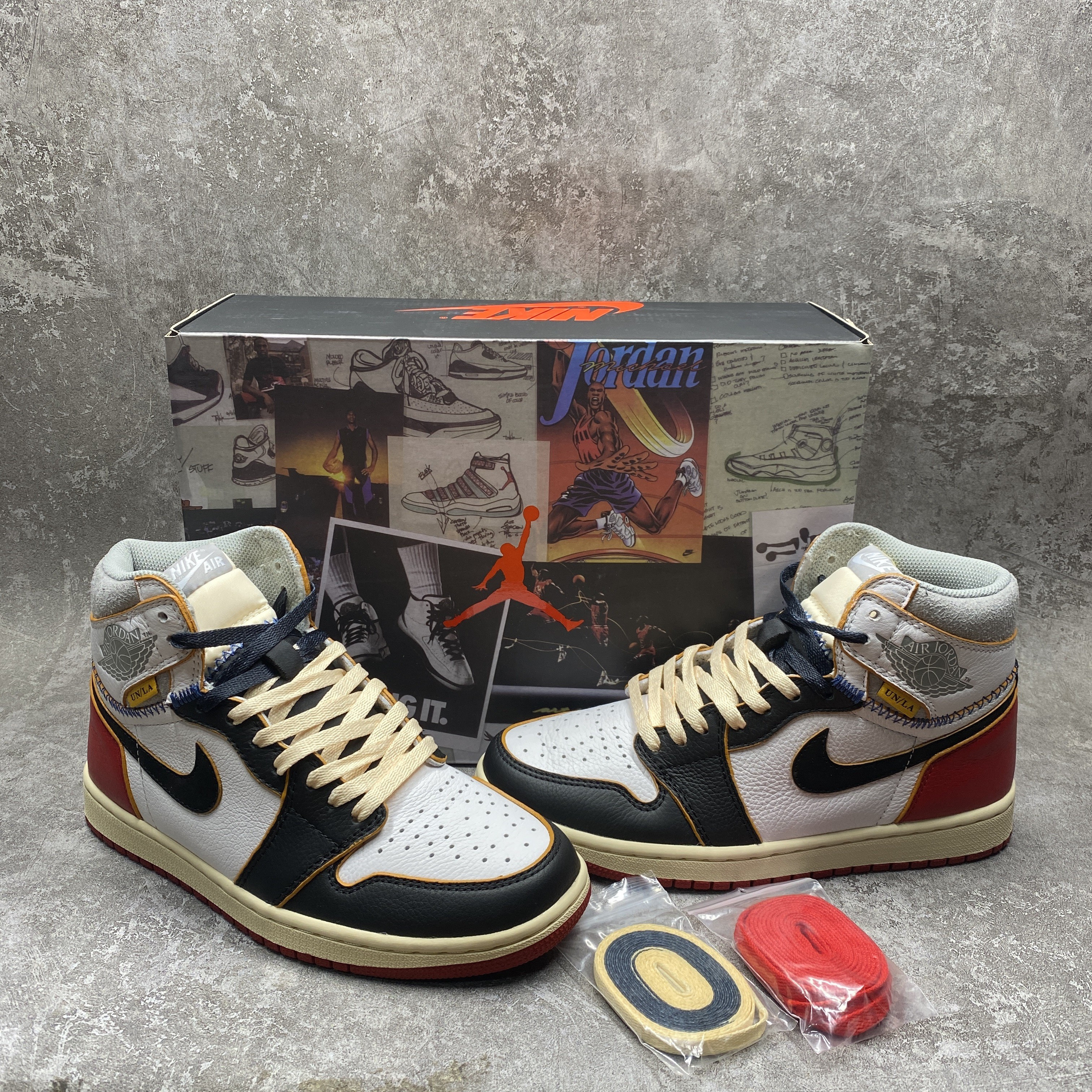 Air Jordan 1 Retro High Union Los Angeles Black Toe