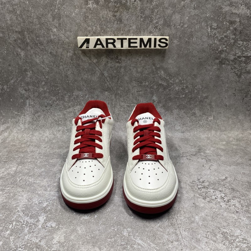 Ch*el 22p trainer white dark red