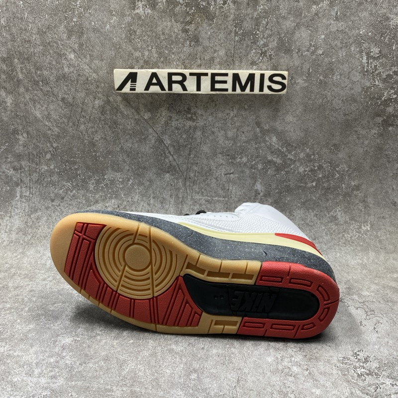 Air Jordan 2 Retro Low Sp Off-White White Red