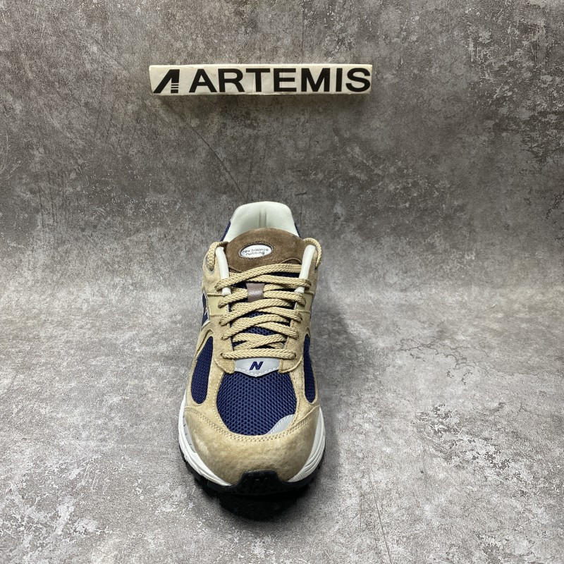 New Balance 2002R Beige Navy Blue