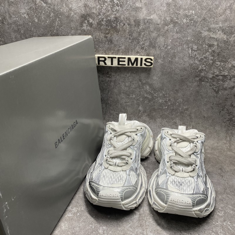 Balenciga 3XL Mule Sneakers in White