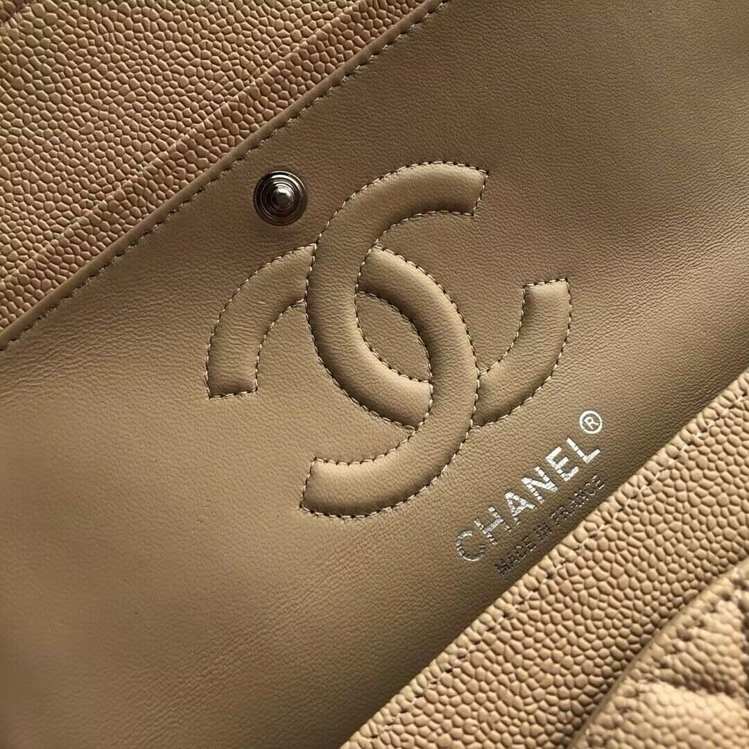 Ch*el classic flaps mediun caviar leather