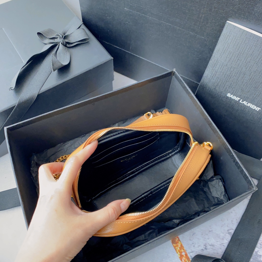 Y*L mini lou in quilted leather 7.5 x 4.1 x 2 inches