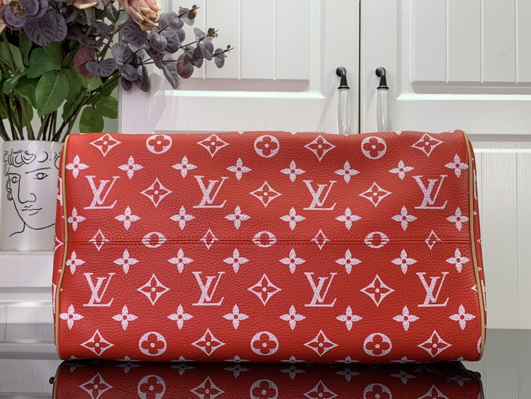 LV Speedy P9 Bandoulière 40 Red M24420 40 x 26 x23cm