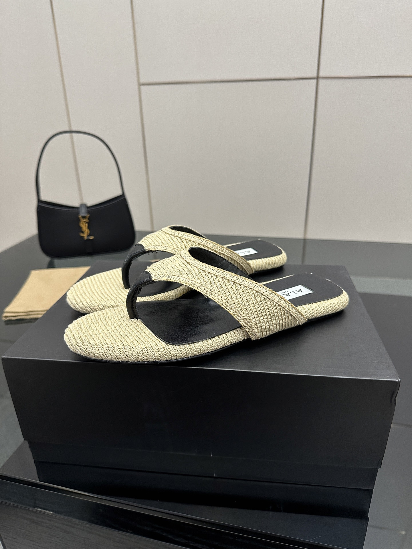 UA Alaia Triangle Flat Slides(Customized Size 7-10 days production time)