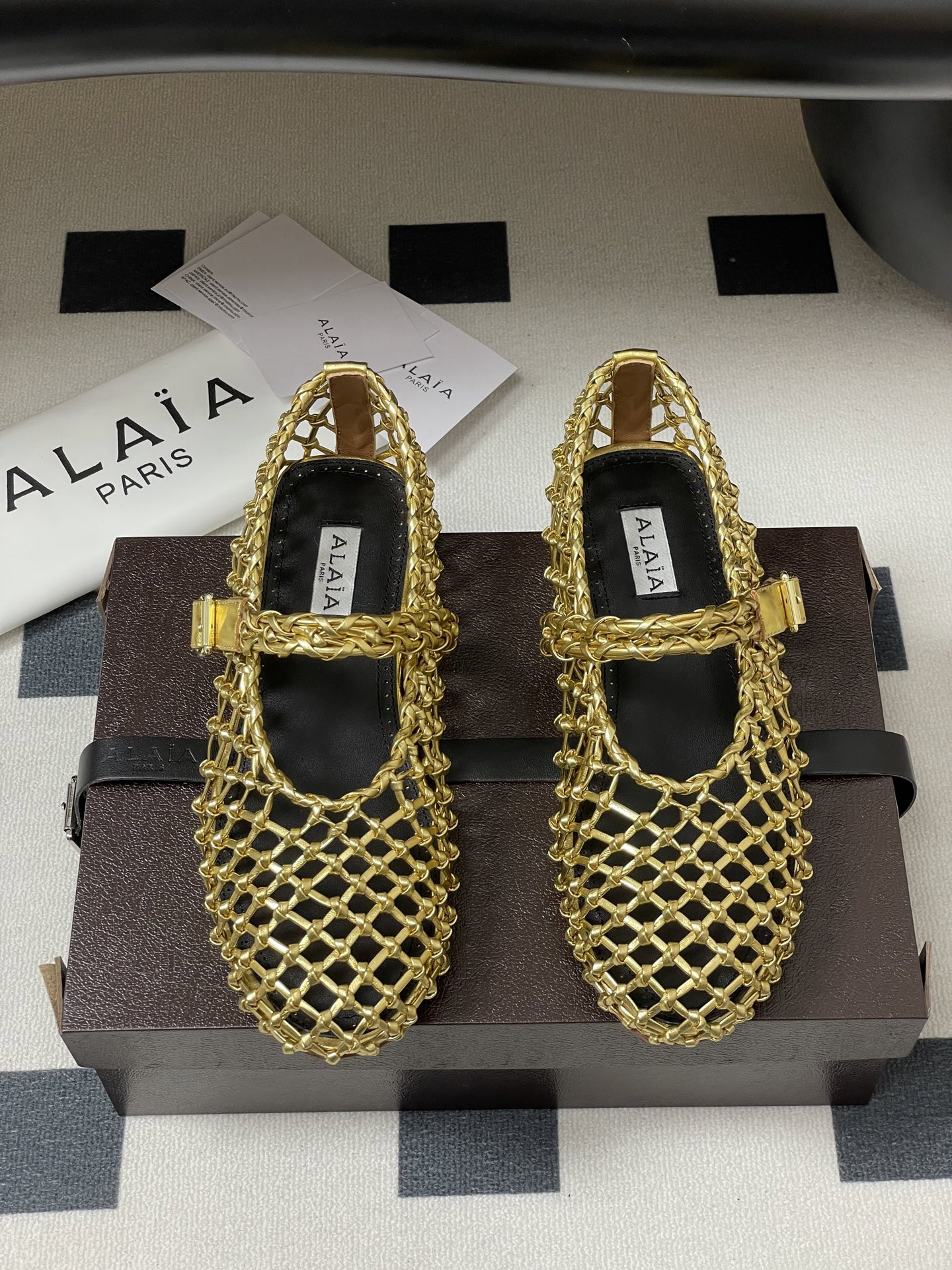 UA Alaïa BRAIDED BALLET FLATS(Customized Size 7-10 days production time)