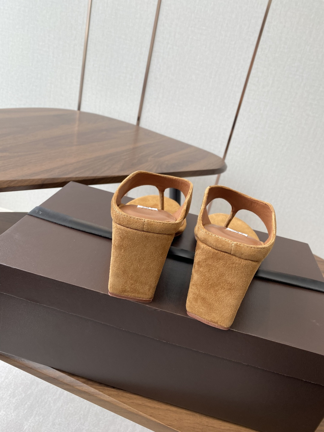 UA Alaia Wedge Cube Satin Sandal(Customized Size 7-10 days production time)